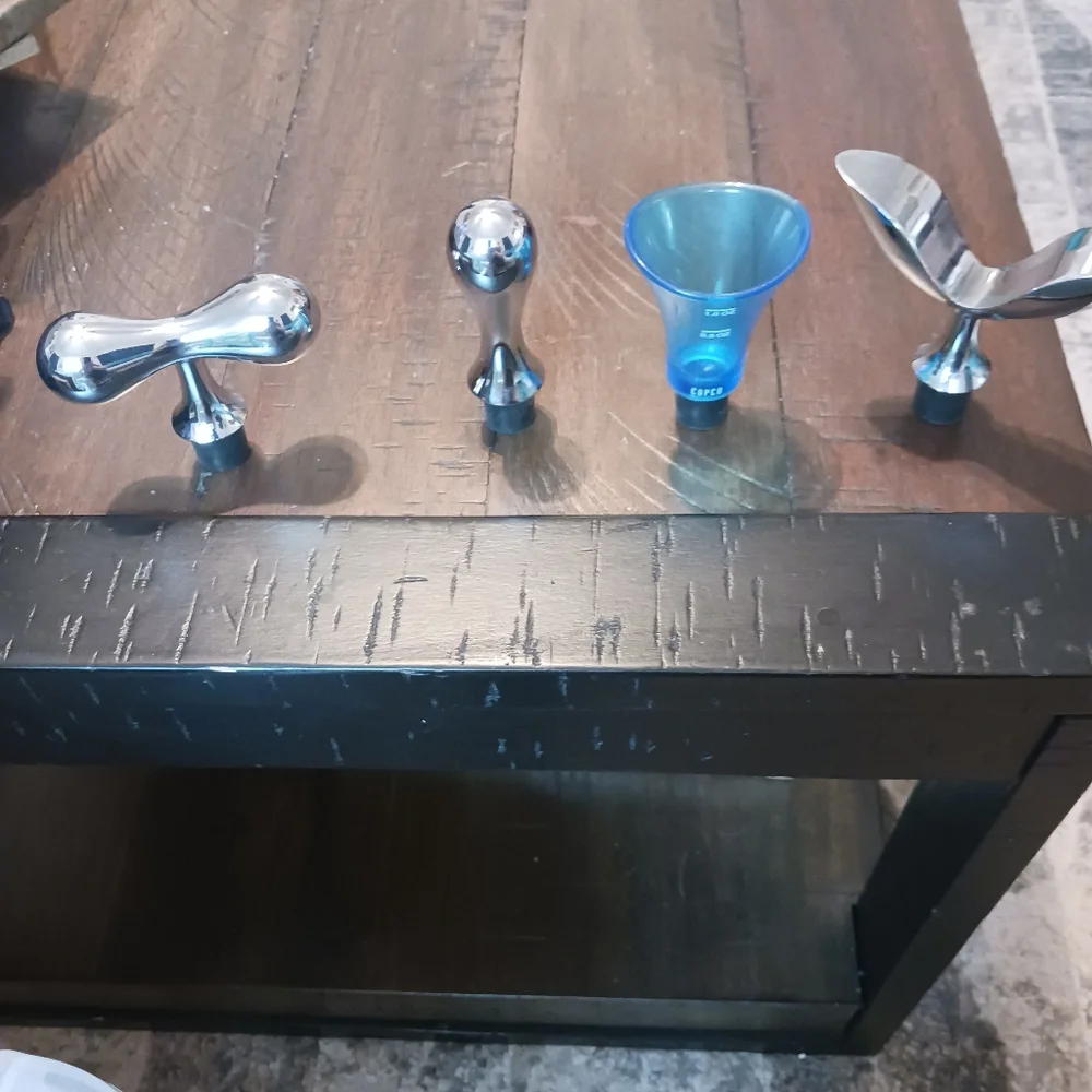 Karim Rashi Copco blue wine stopper jigger set-5 pieces